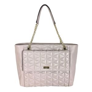 Kate Spade Willis Emery Court Quilted Leather Tote Bag